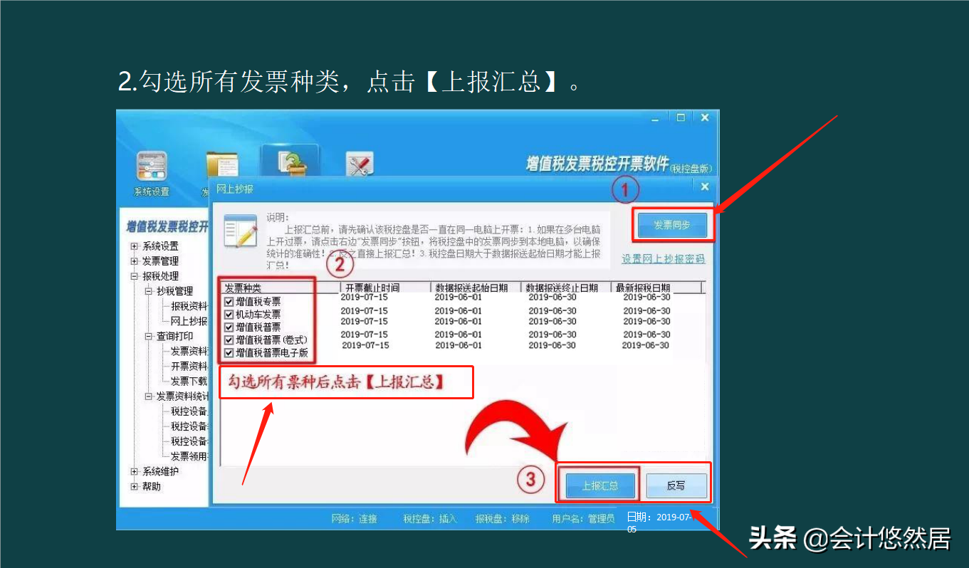 抄报税流程详解，带金税盘和税控盘，图表相结合，可直接拿去套用