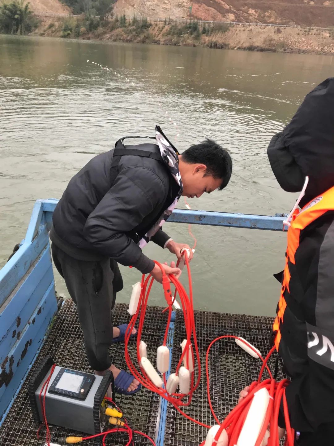 某河道水下地形及淤泥勘查