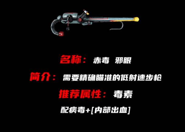 赤毒武器属性对应战甲