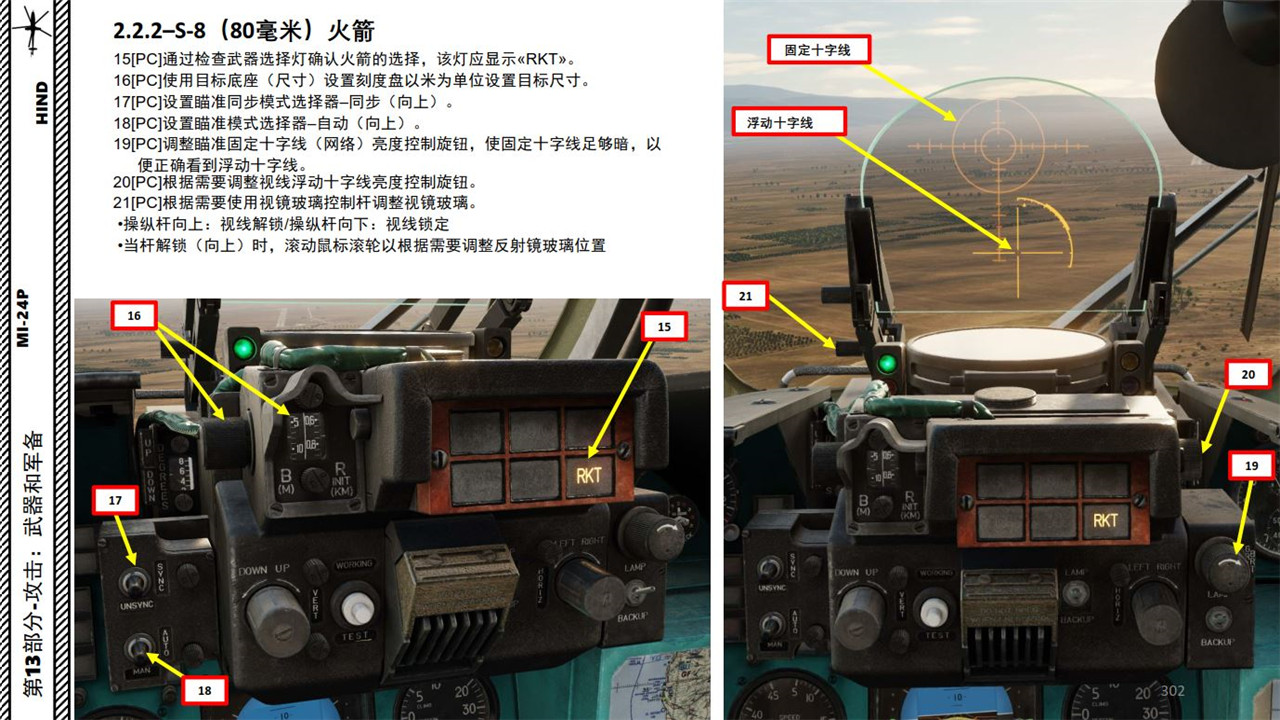 火箭\x20交易(模拟飞行 DCS Mi-24P直升机 中文指南 13.7火箭80)