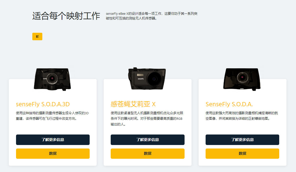 eBee X 固定翼测绘和测绘无人机—senseFly