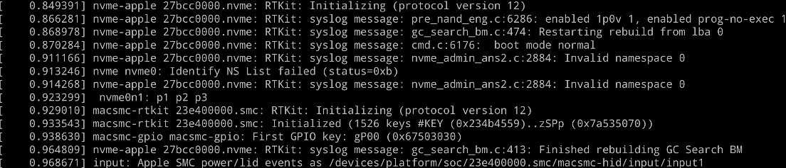 Asahi Linux 开始适配苹果 M2 芯片 Mac，已支持 NVMe、USB 等