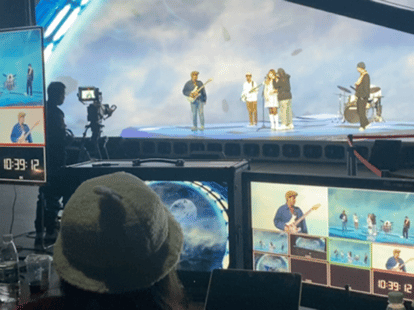 华为跨次元演唱会，穿越时空，星光xR虚拟技术打造浸享心动舞台