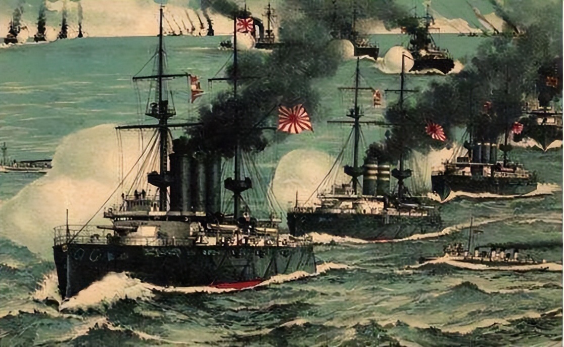 20世纪初,旧日本海军须磨号巡洋舰,服役时大都在我国沿海活动