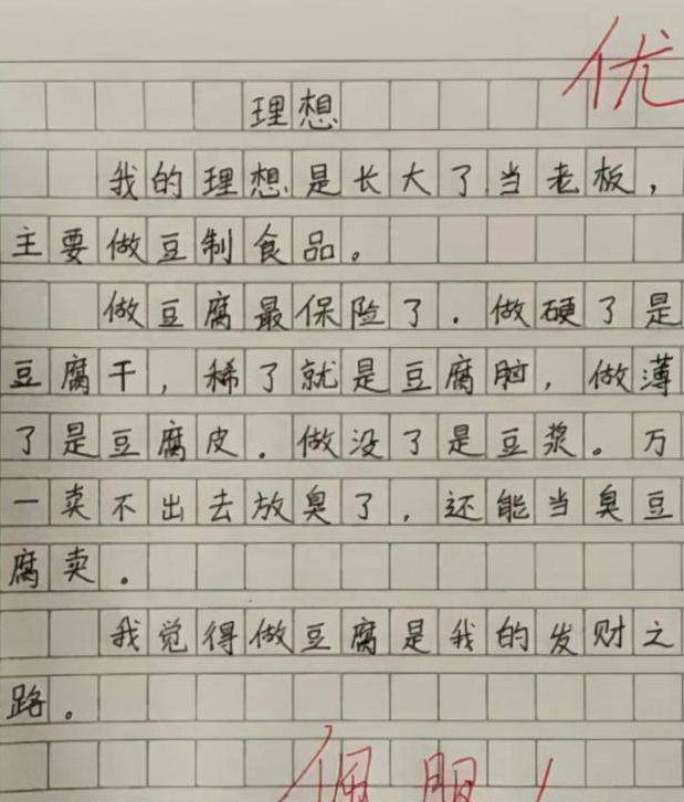 小学生写“人生规划”，把未来道路安排得很明白，计划32岁得诺奖