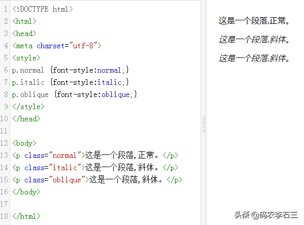 前端入門——css字體和文本