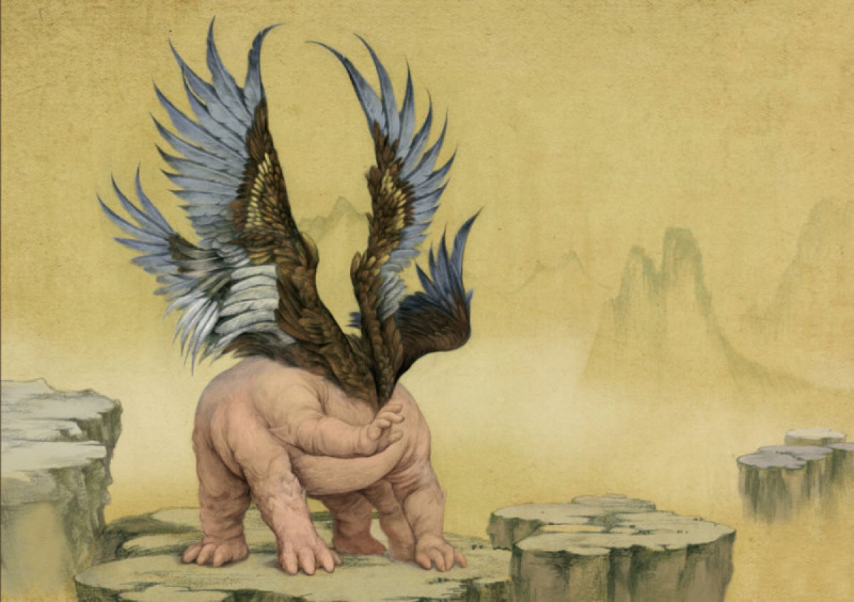 山海经最强十大神兽:鲲鹏吞噬万物只能垫底,瑞兽白泽不能进前三