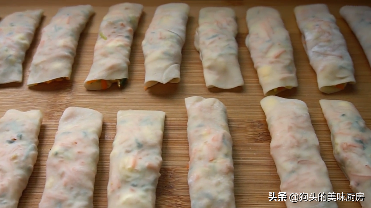 省事的菜卷，不和面不醒面，一擀一卷，营养丰富味道鲜，孩子喜欢