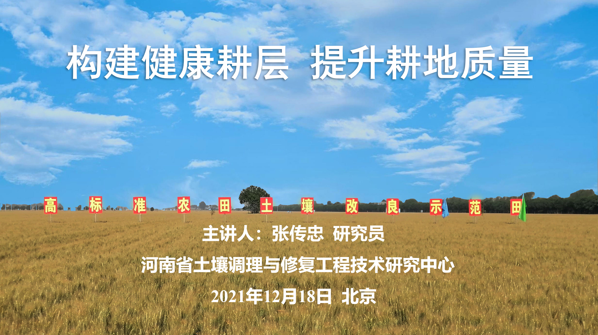 高標準農田建設和耕地質量保護與提升的關系