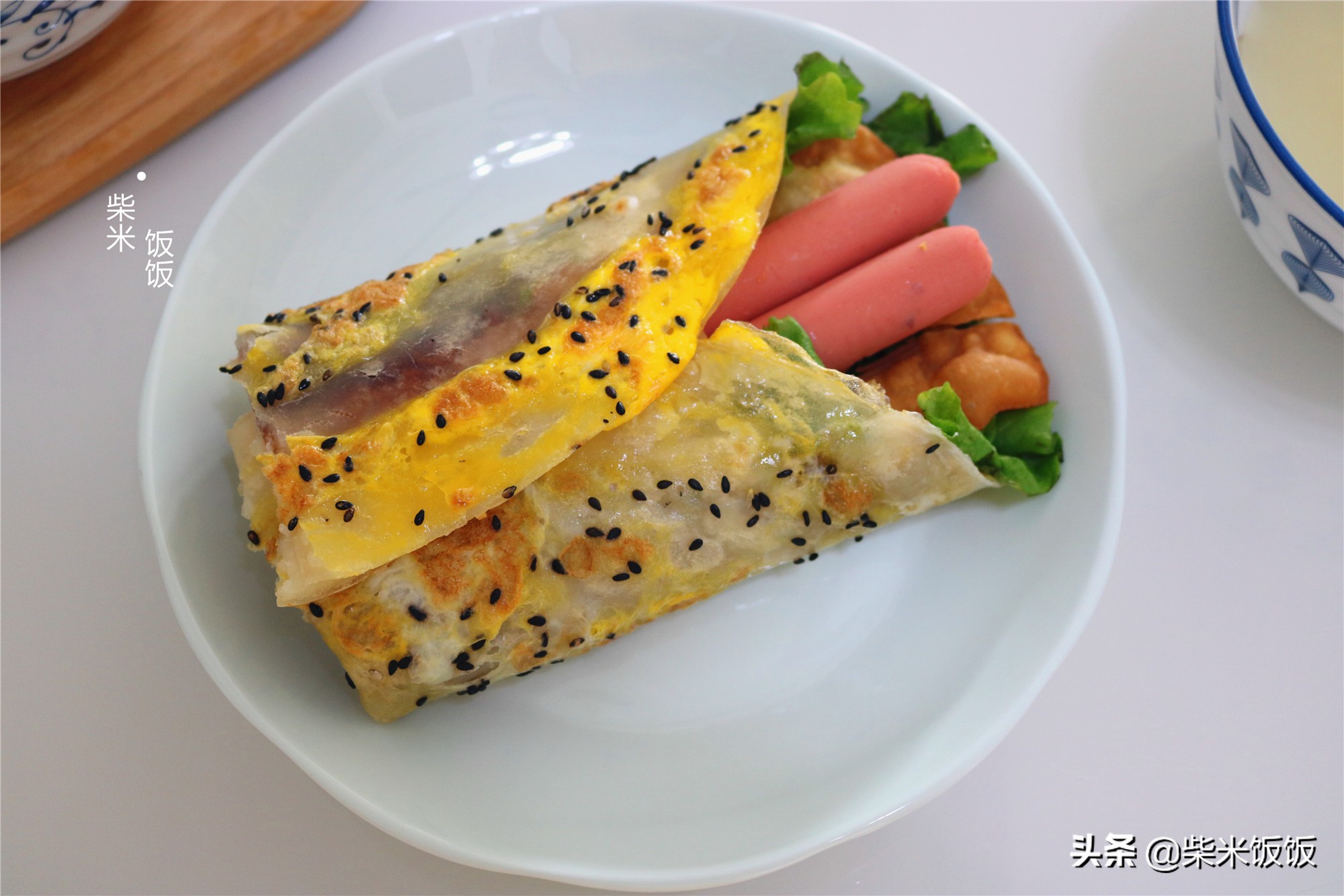 我家早餐就爱吃它，香喷喷又管饱，隔天做一次，总也吃不够