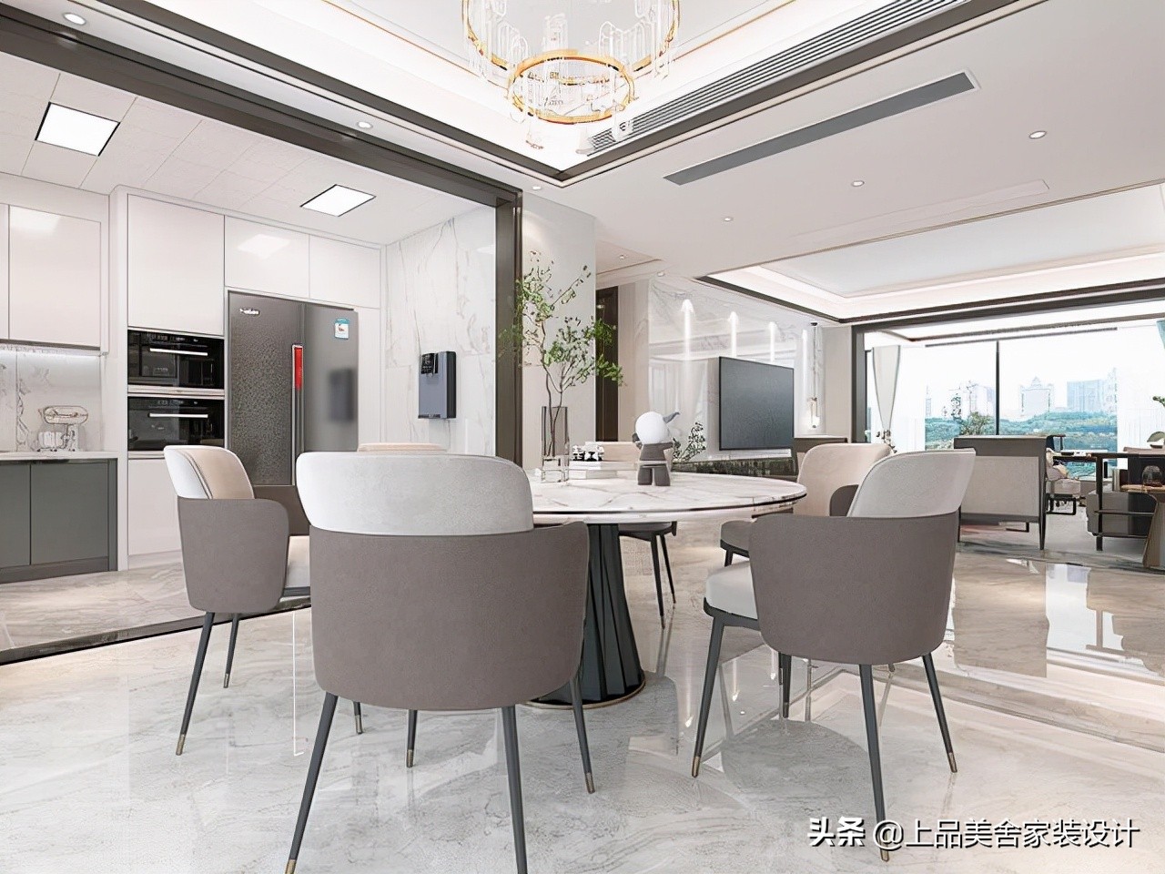 看完她家220㎡新中式装修后，感觉我家150㎡中式不香了，非常大气