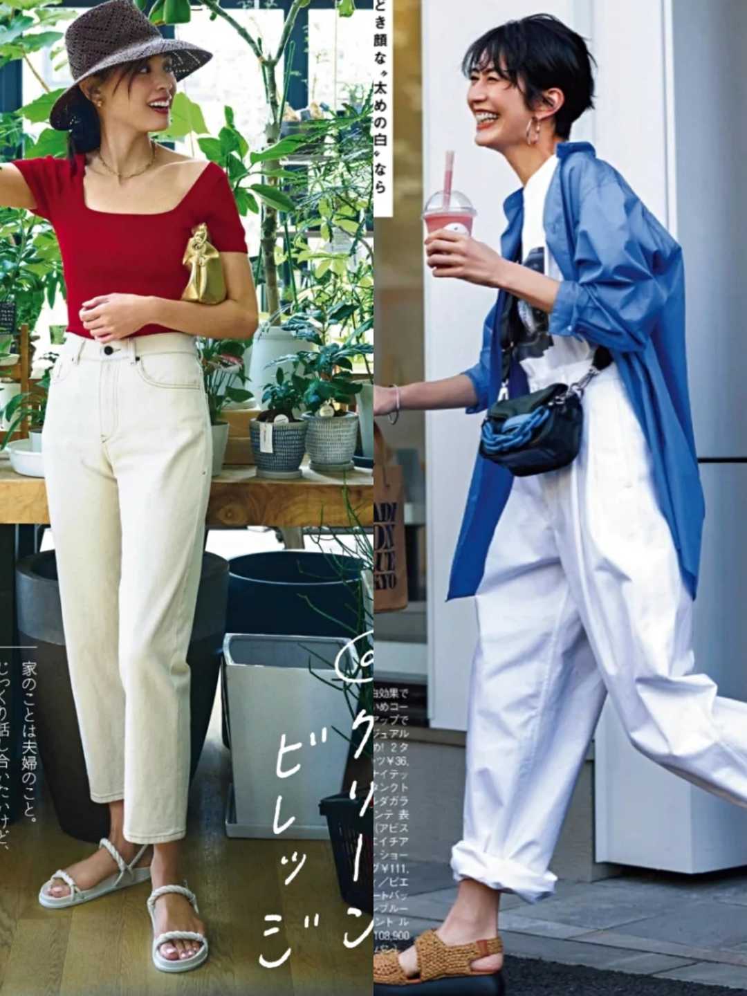 夏天别急着打扮得花里胡哨，真正有高级感的是白色系穿搭，太美了
