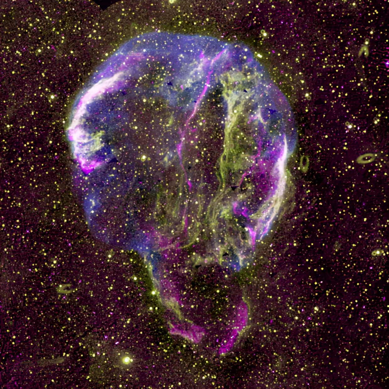 这张宇宙夜空实拍美照，包含了440万个星系，科学家首次公开