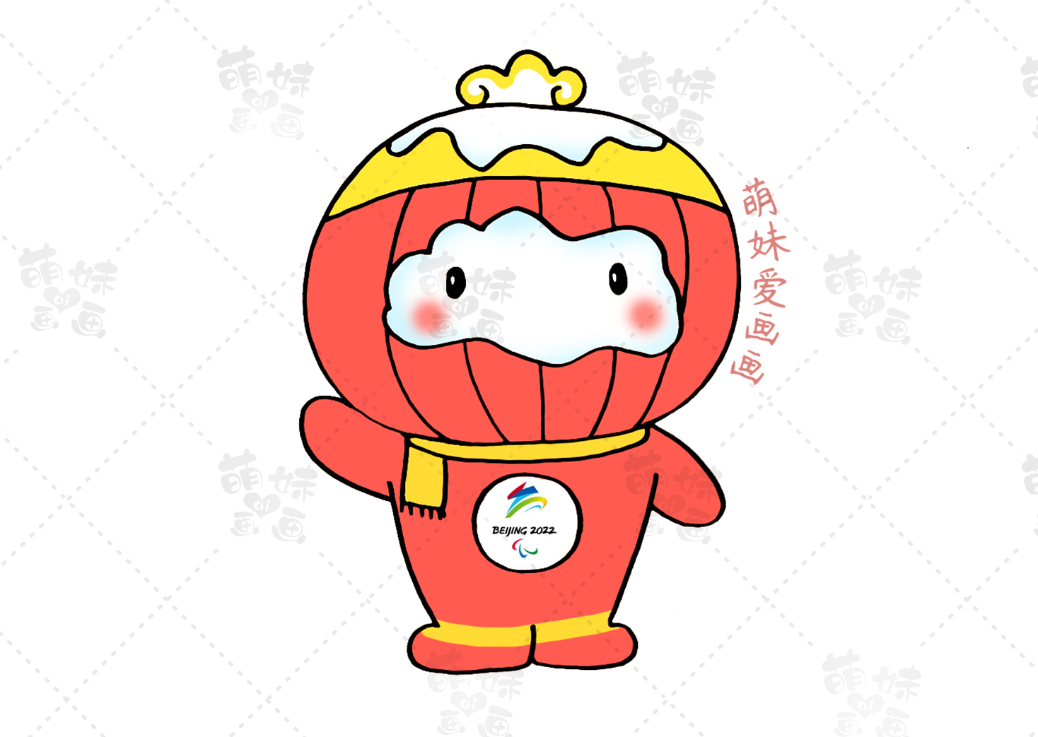 简单漂亮的2022北京冬奥会手抄报及简笔画合集,含文字内容