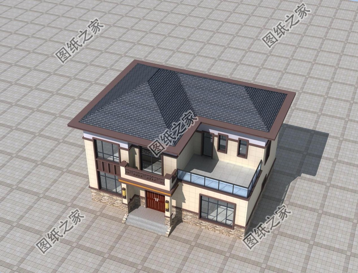 带堂屋的農村别墅设计，实用且重要，農村家家户户都需要