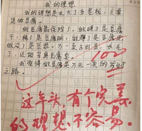 小學生自制“人生规划”，预计32岁获奖，连结局都想得明明白白
