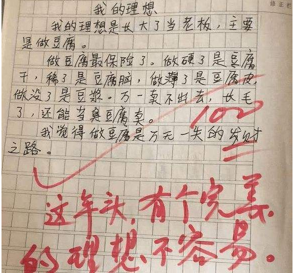 小学生自制“人生规划”，预计32岁获奖，连结局都想得明明白白