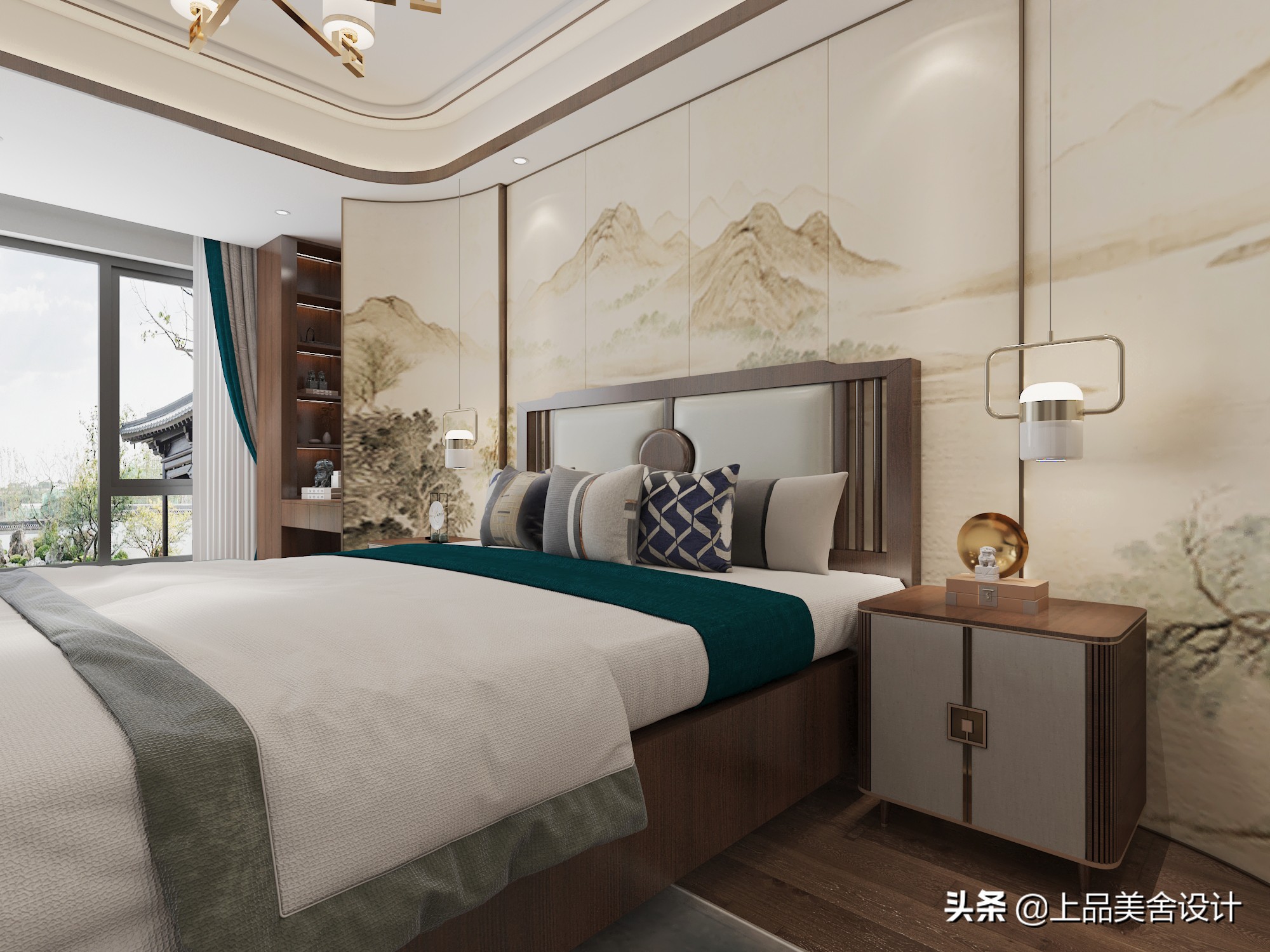 江苏夫妇172平复式坚持装新中式，沉稳大气，进门客厅就让人羡慕