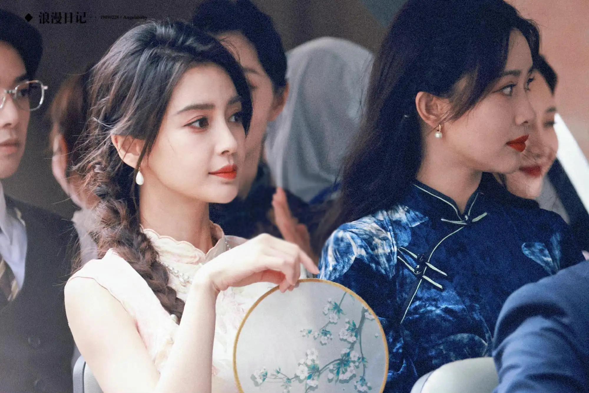 Angelababy的民国风打扮真的好漂亮啊！宛若天仙下凡