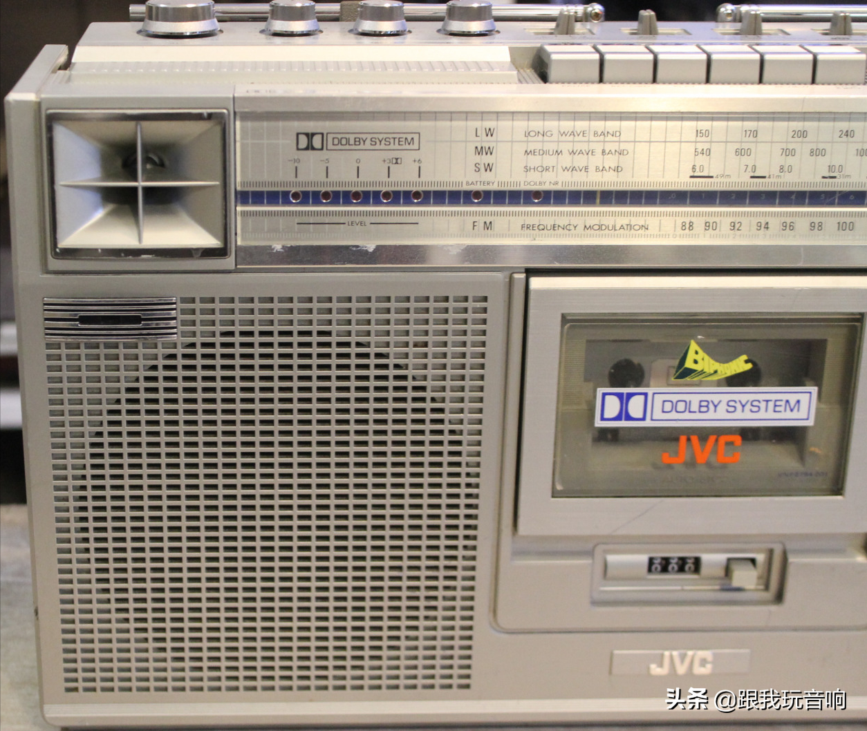 JVC RC-656LB 便携式立体声收录机 (1980年生产)