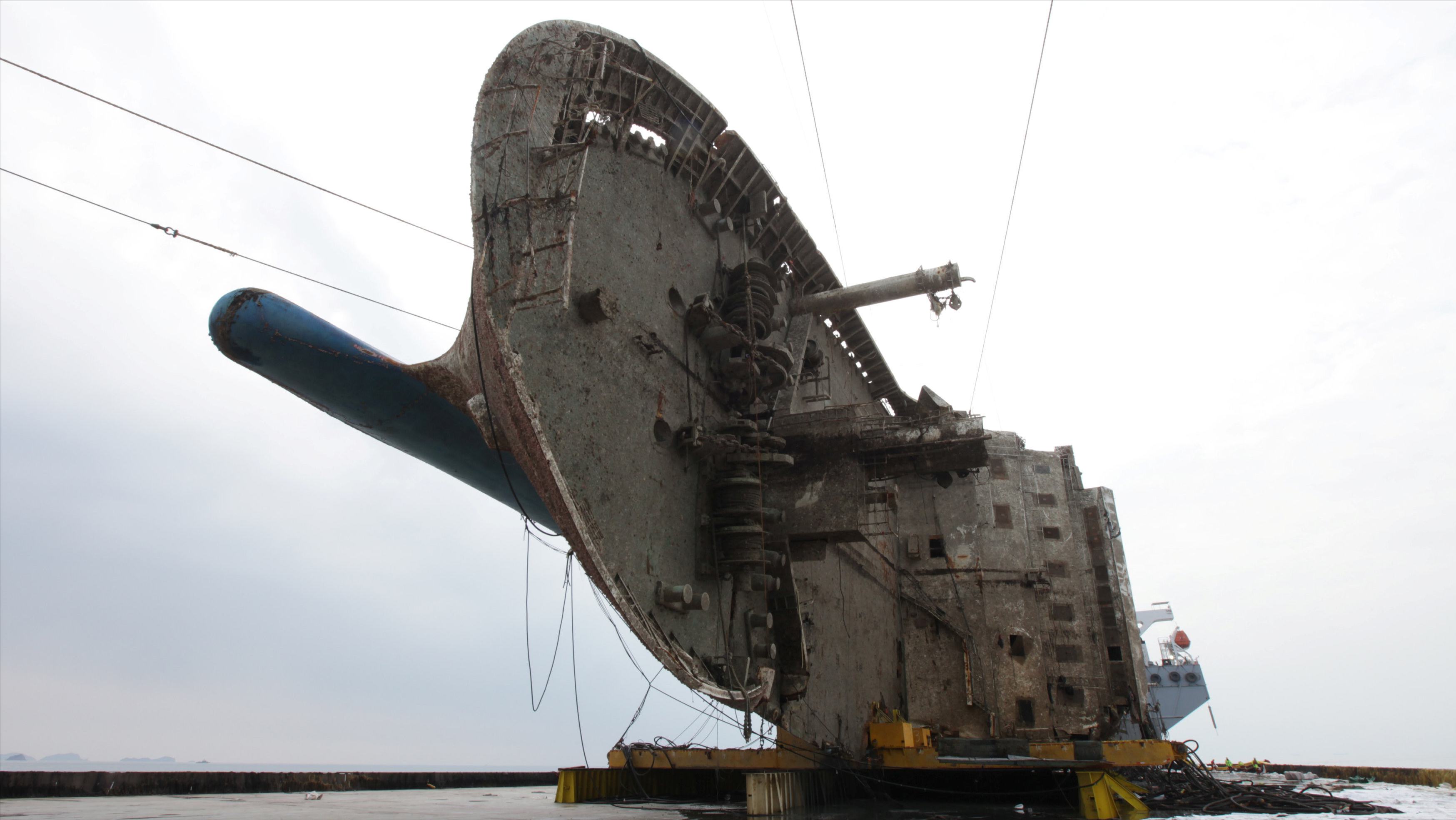 世越号残骸在这之后,朴槿惠还被曝出曾多次购买伟哥和豪华大床,平时的