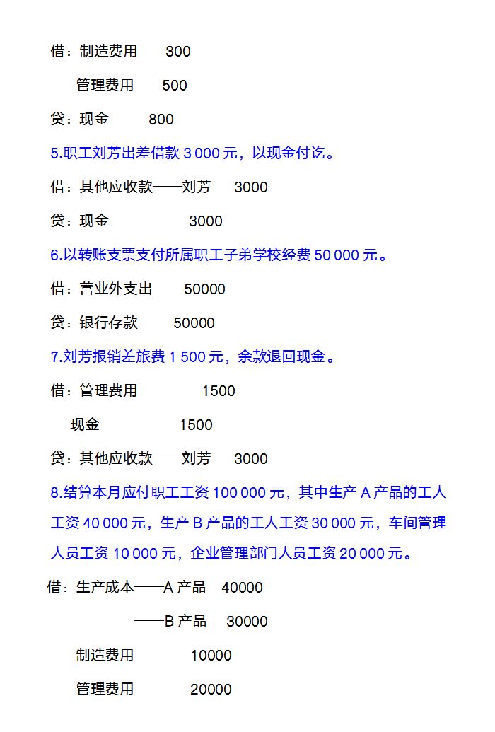 会计分录怎么学？看看王姐整理的基础会计分录习题，恍然大悟