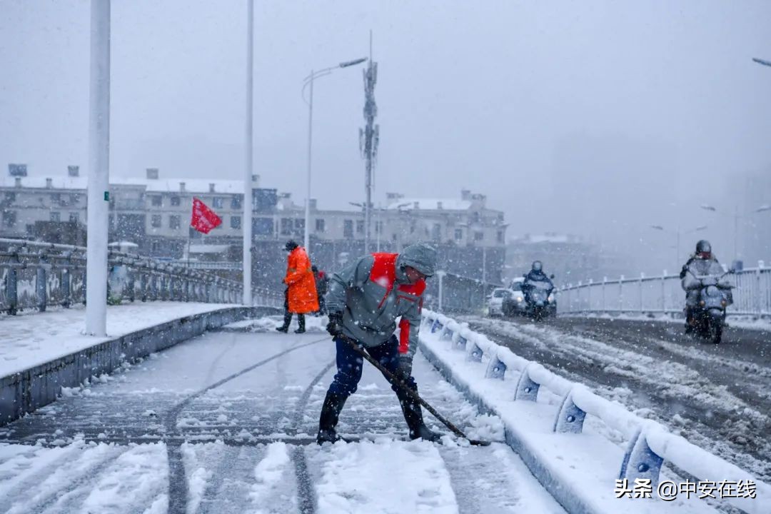 芜湖这场雪 下得太认真