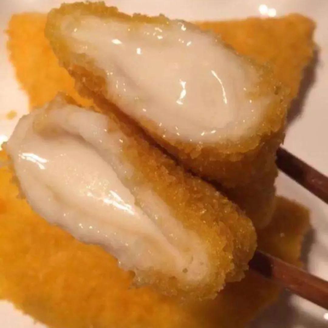 油炸“冰激凌”，年夜大餐的一道“甜点”