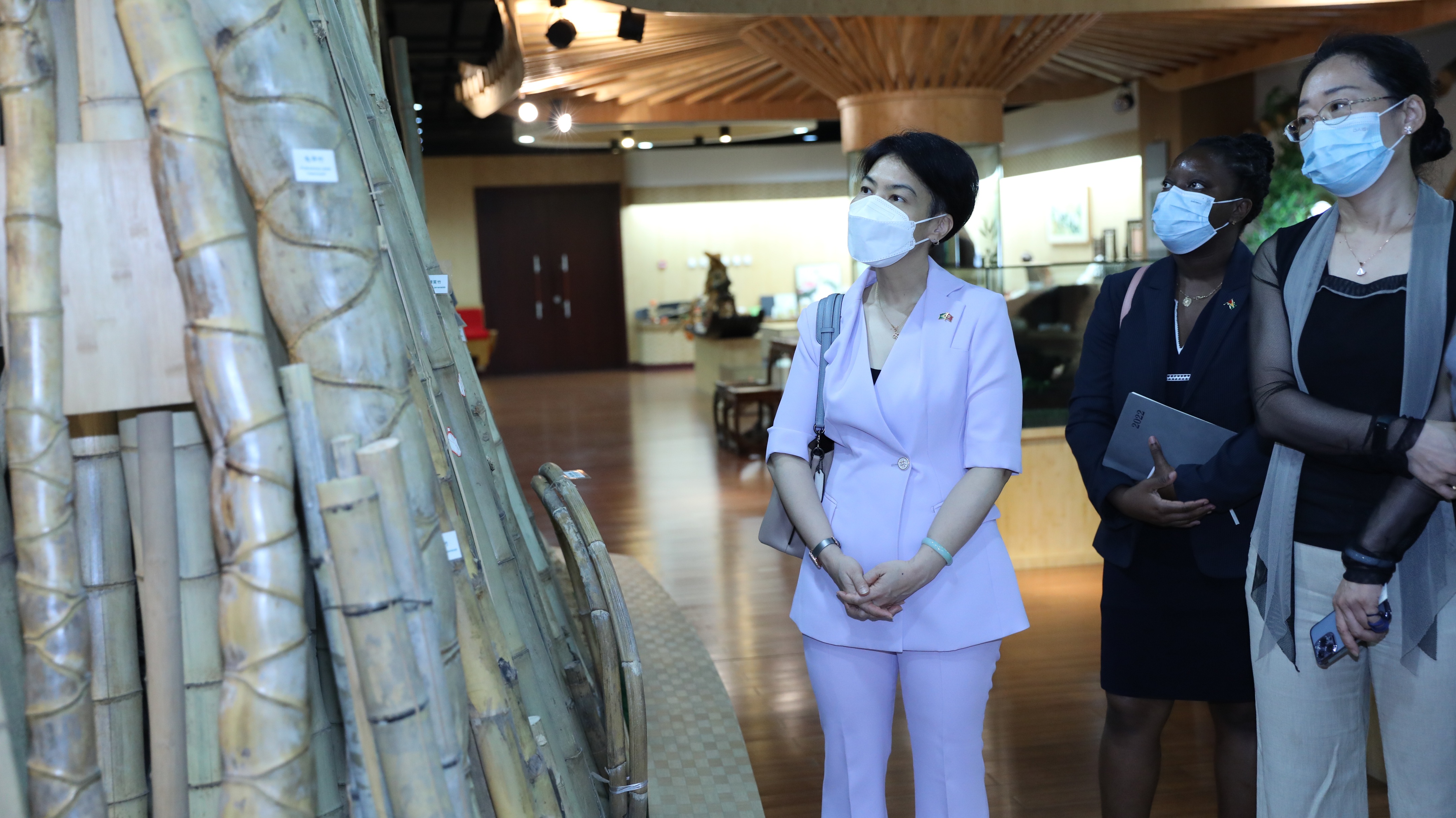 穆秋姆会见圭亚那驻华大使 Inbar