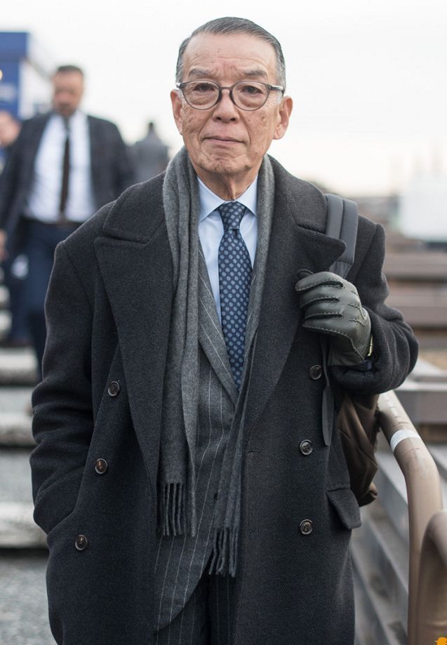 帅老头的大家伙图片(日本最会穿西服的77岁爷爷) - 赤虎壹号