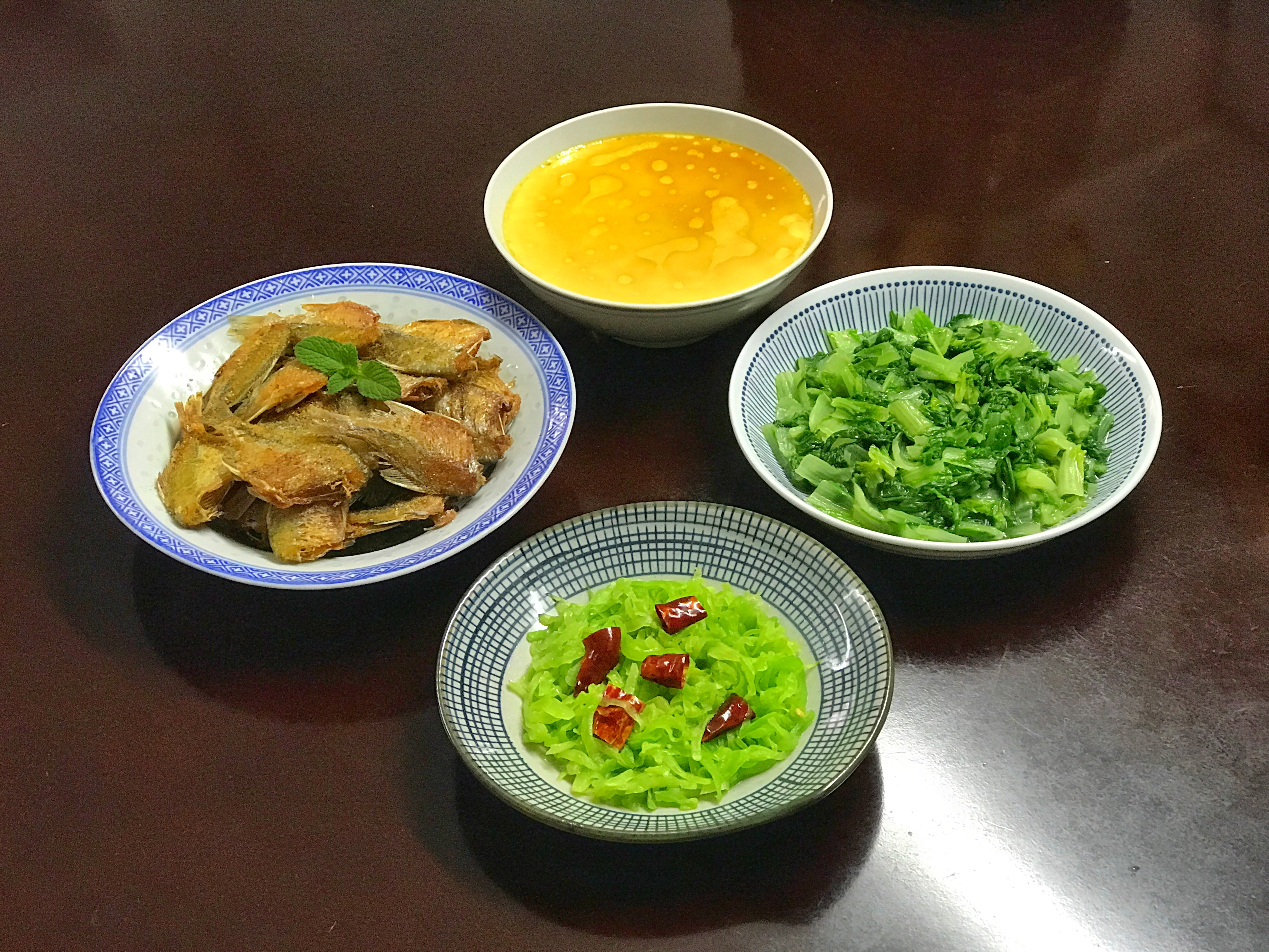 杭白菜图片(一家三口的晚餐) - 赤虎壹号