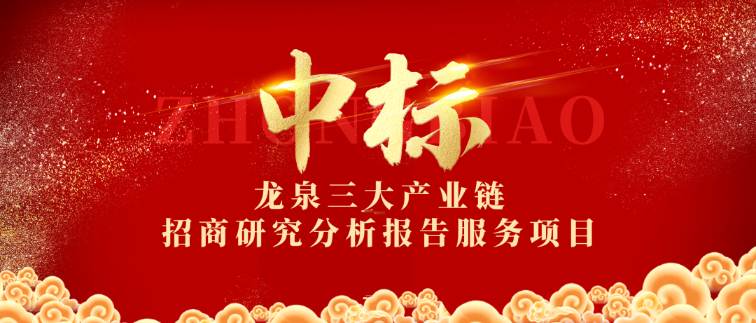 融象数科中标龙泉三大产业链招商研究分析报告服务项目