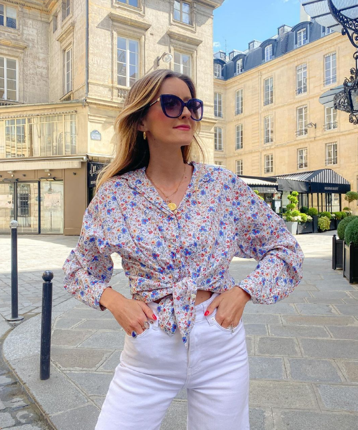 法国的时尚博主Jeanne 简单的穿搭往往能给人一种焕然一新的感觉