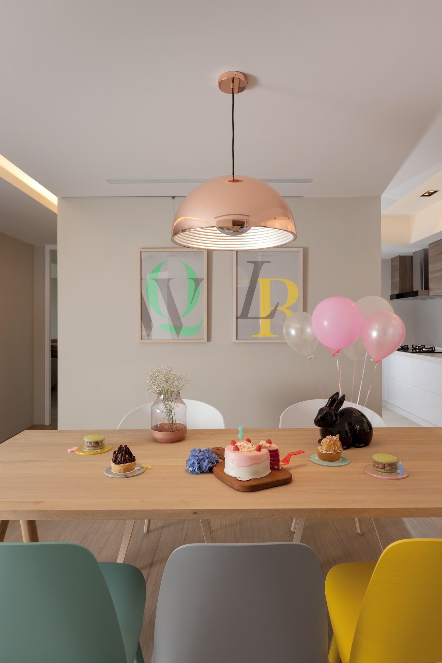 兒童房設計收納「現代風格住宅」FUGE馥閣設計-繽紛暖色調的輕甜浪漫親子宅
