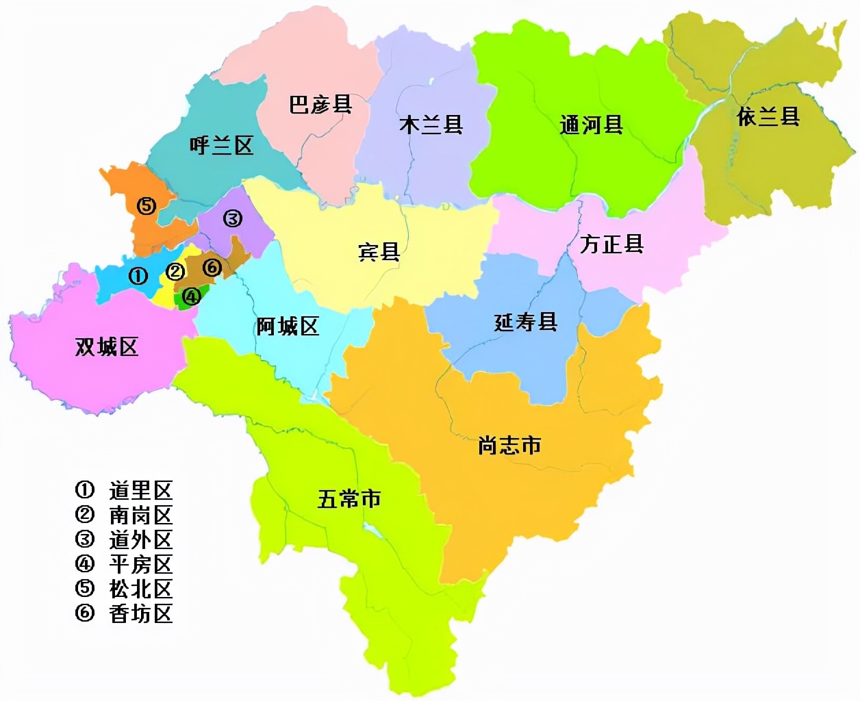 哈尔滨各区经济排名榜(哈尔滨市区县经济排名排序)