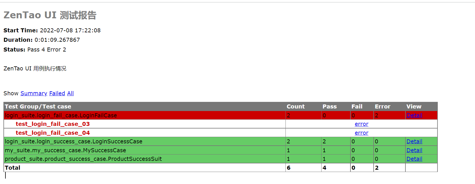 Python UI 自动化 simple framework