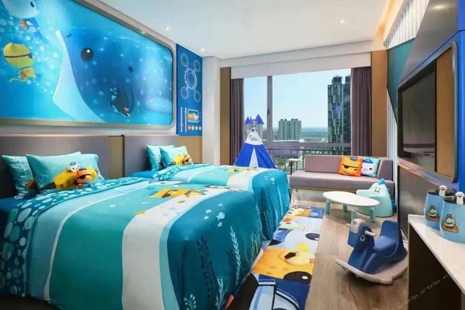 「青浦」ins轻工业风艺术酒店，用整层楼打造“海底小纵队”场景