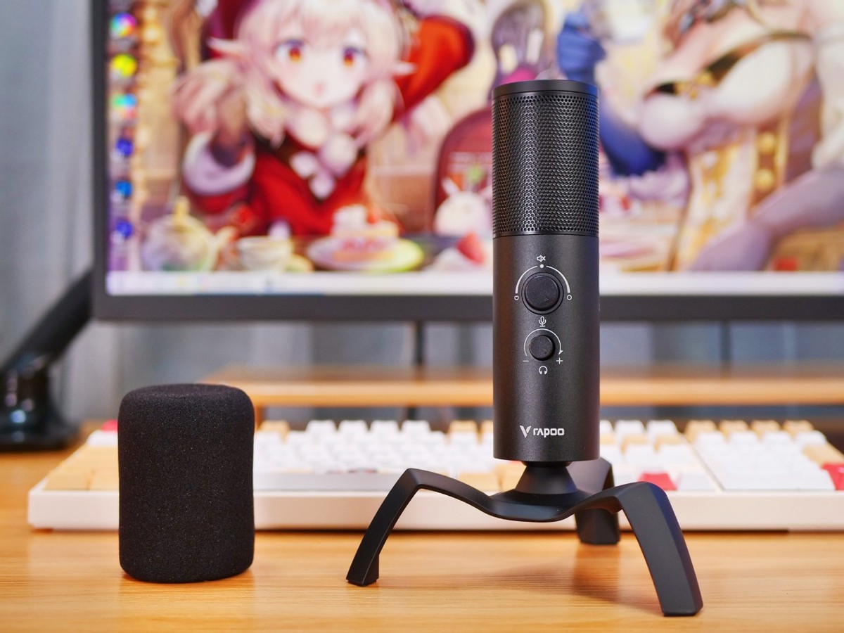 麥克風(fēng)也能光污染？雷柏上新奇葩外設(shè)，外形夸張還能直播