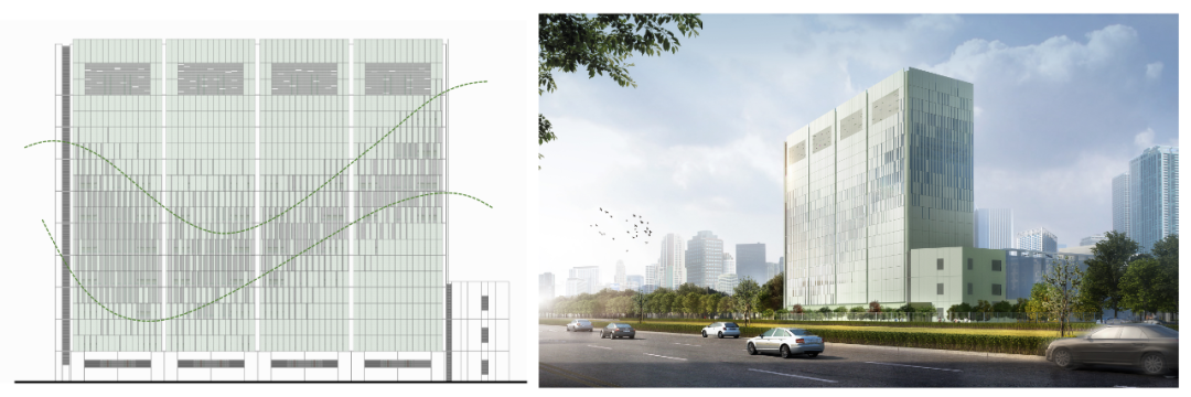 深圳市南山中心区立体公交车库正式投入使用 / MENG孟建民本原设计