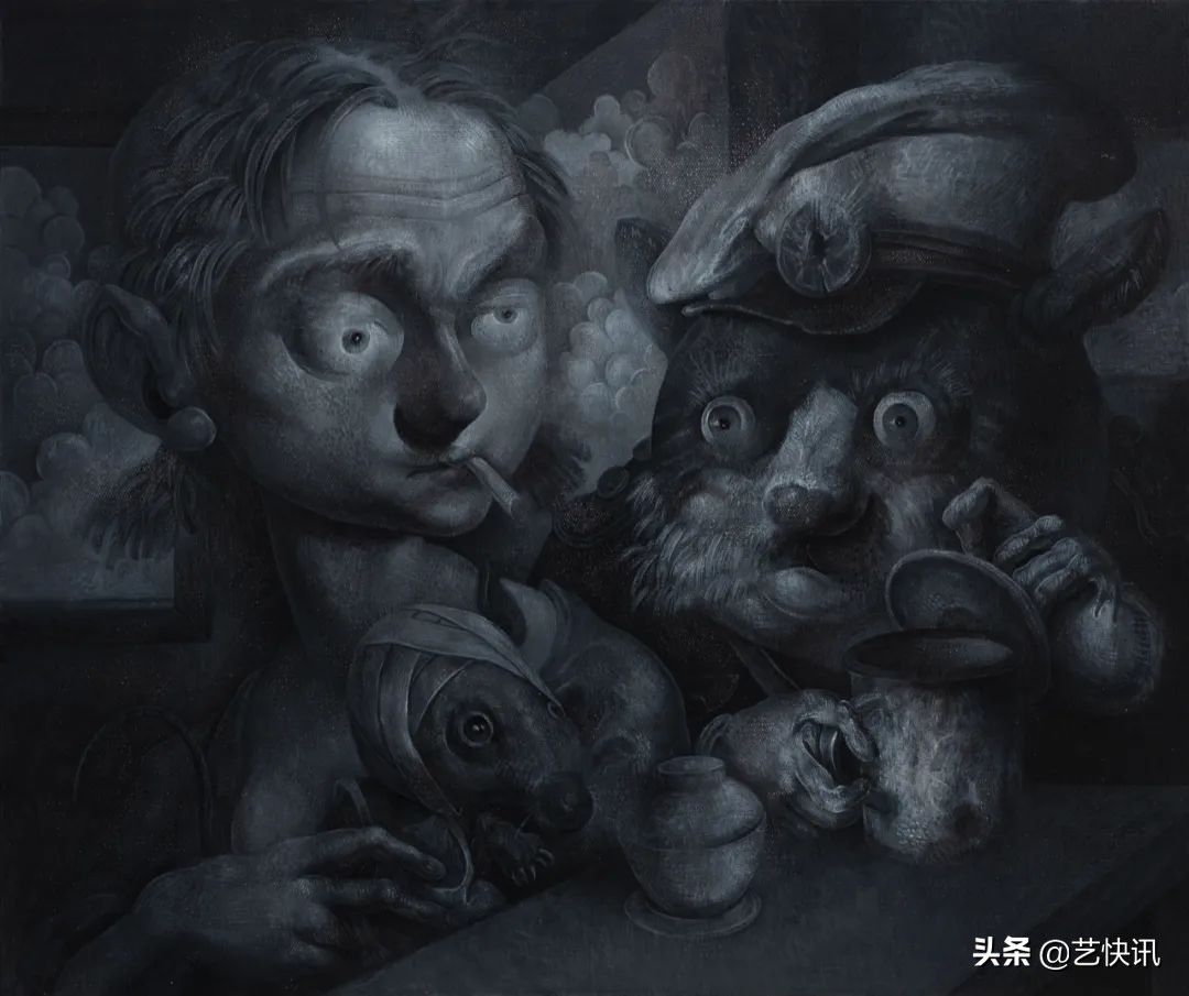 脑洞大开的绘画，八大山人助理也在里