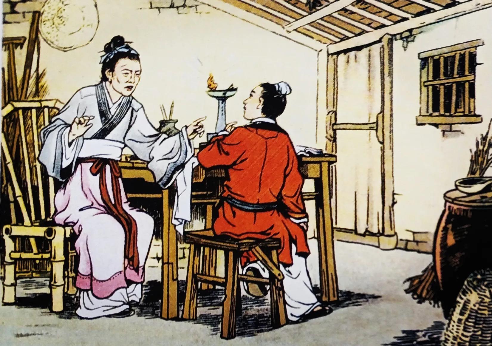 请欣赏连环画故事～《王冕》连载之(一)