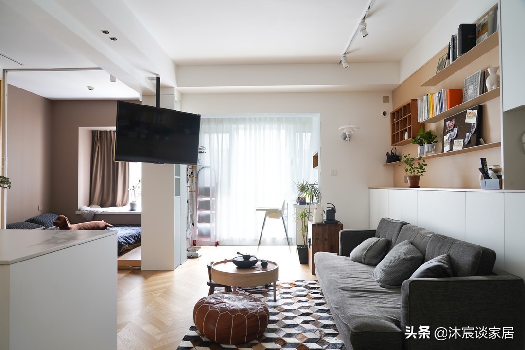 如何让小家有大宅的既视感？来看这对夫妻的装修，设计实在太牛了