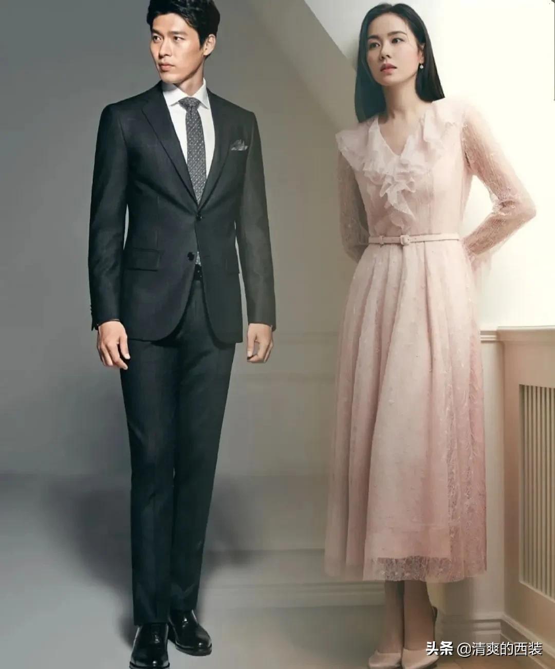 一个英俊潇洒，一个美丽动人，顶流夫妻玄彬孙艺珍的时尚穿搭