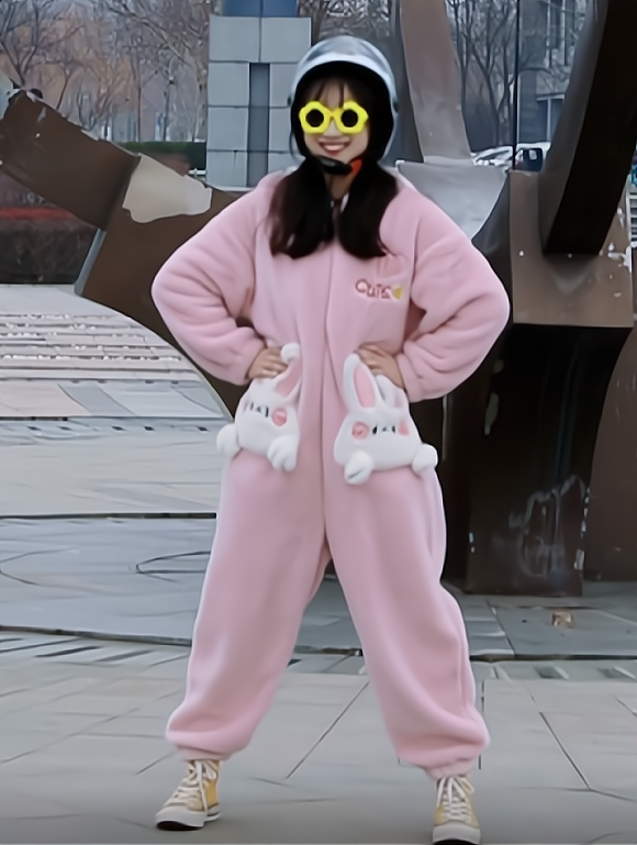 美女大学生穿睡衣在校内热舞，众人围观，掌声不断，网友：好可爱