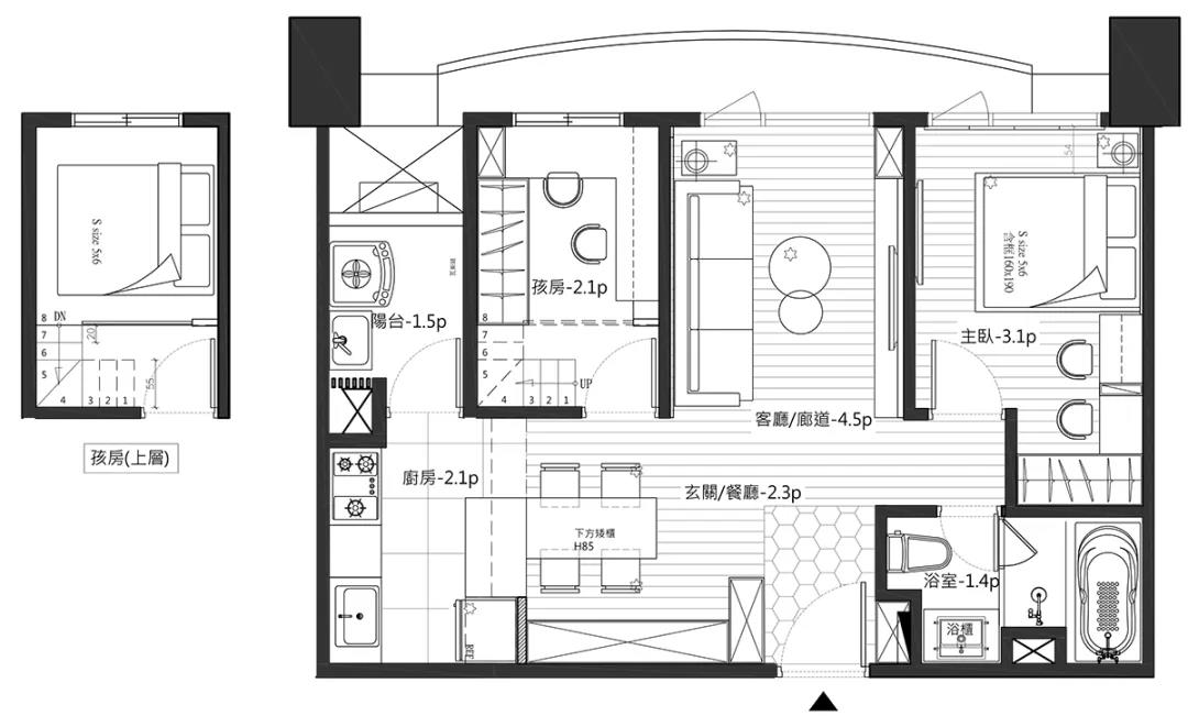 这位女主很有远见，50㎡新家坚持“去家务化”的装修，太实用了