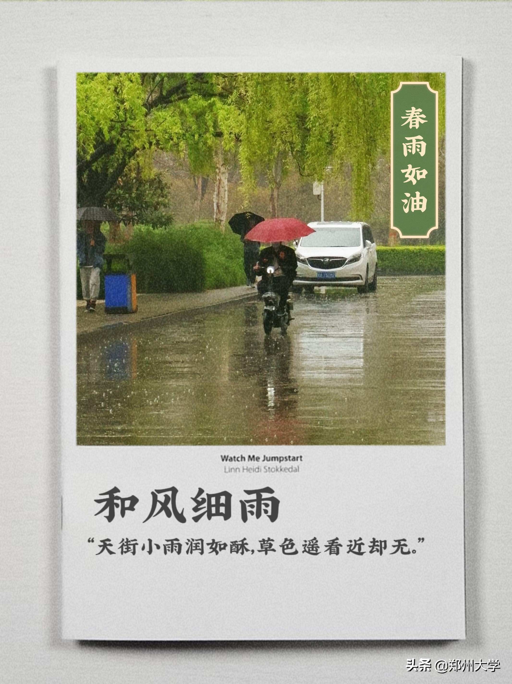 翻开郑大春日书单，一起看看春日的郑大吧！