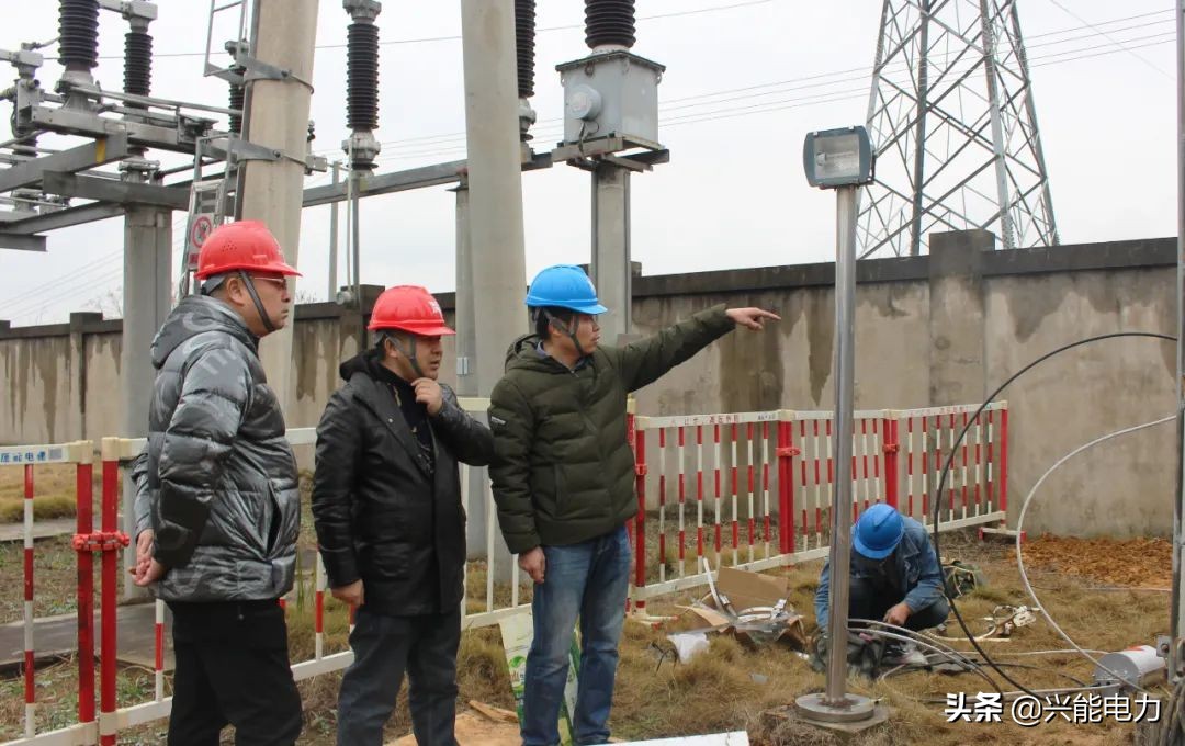 浴雪奋战 | 祁阳龚家坪光伏项目110kV送出线路送电成功