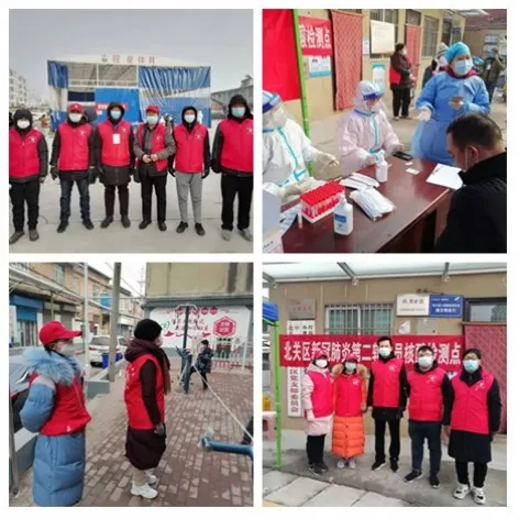 安阳市六中：抗疫一线党旗飘扬