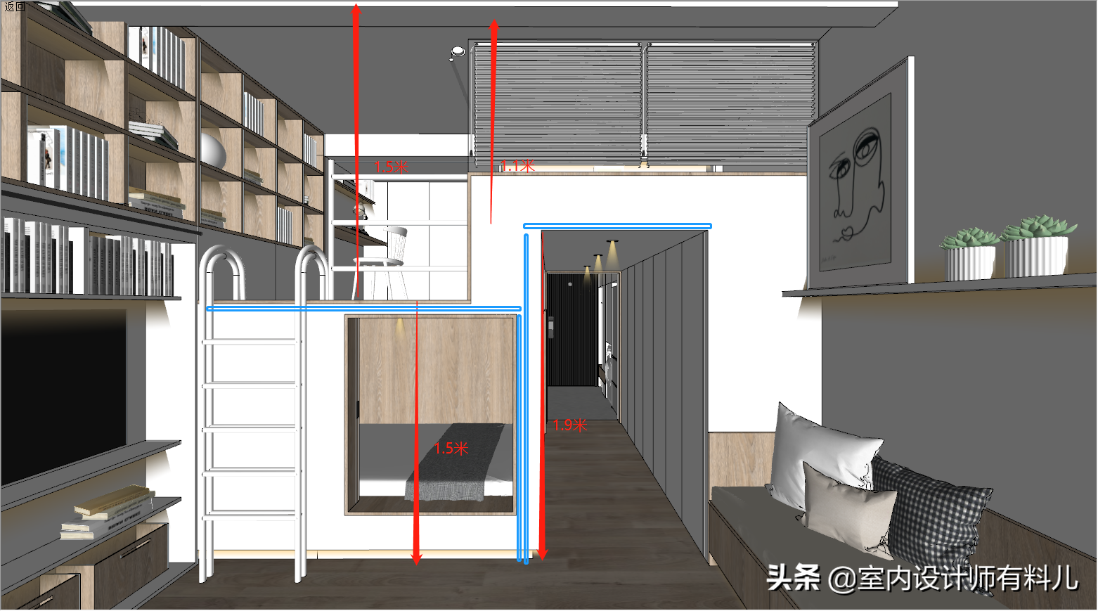 厉害：30㎡的老破小，改造后逆袭，挤下一家三代4口人，超舒适