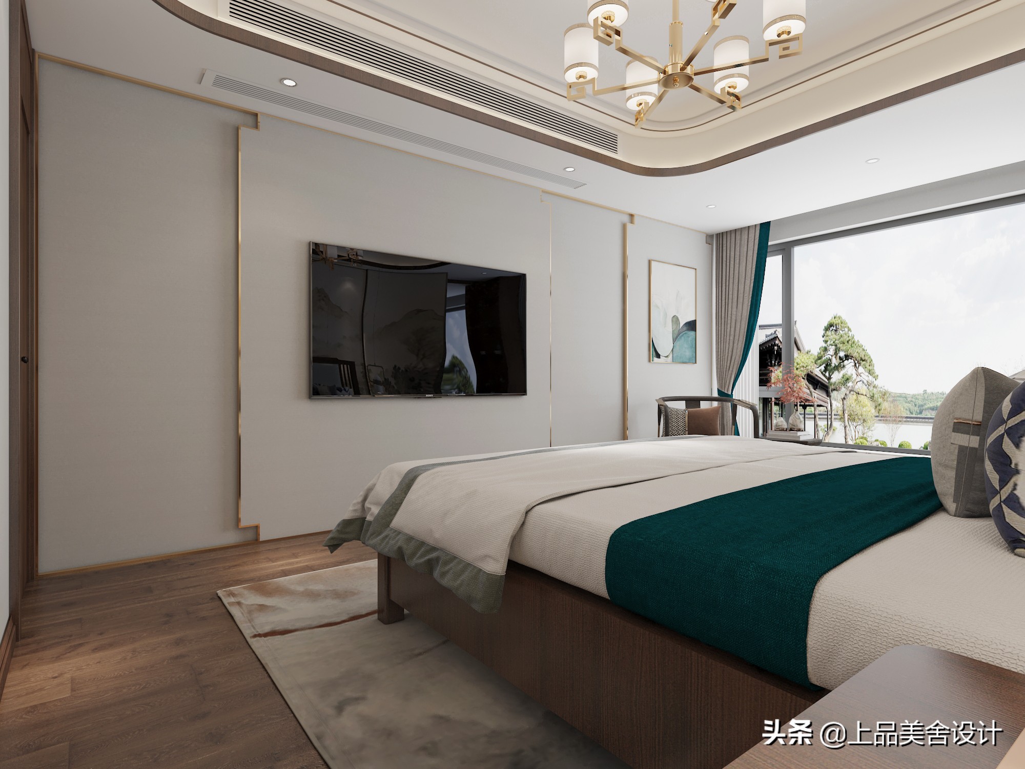 江苏夫妇172平复式坚持装新中式，沉稳大气，进门客厅就让人羡慕